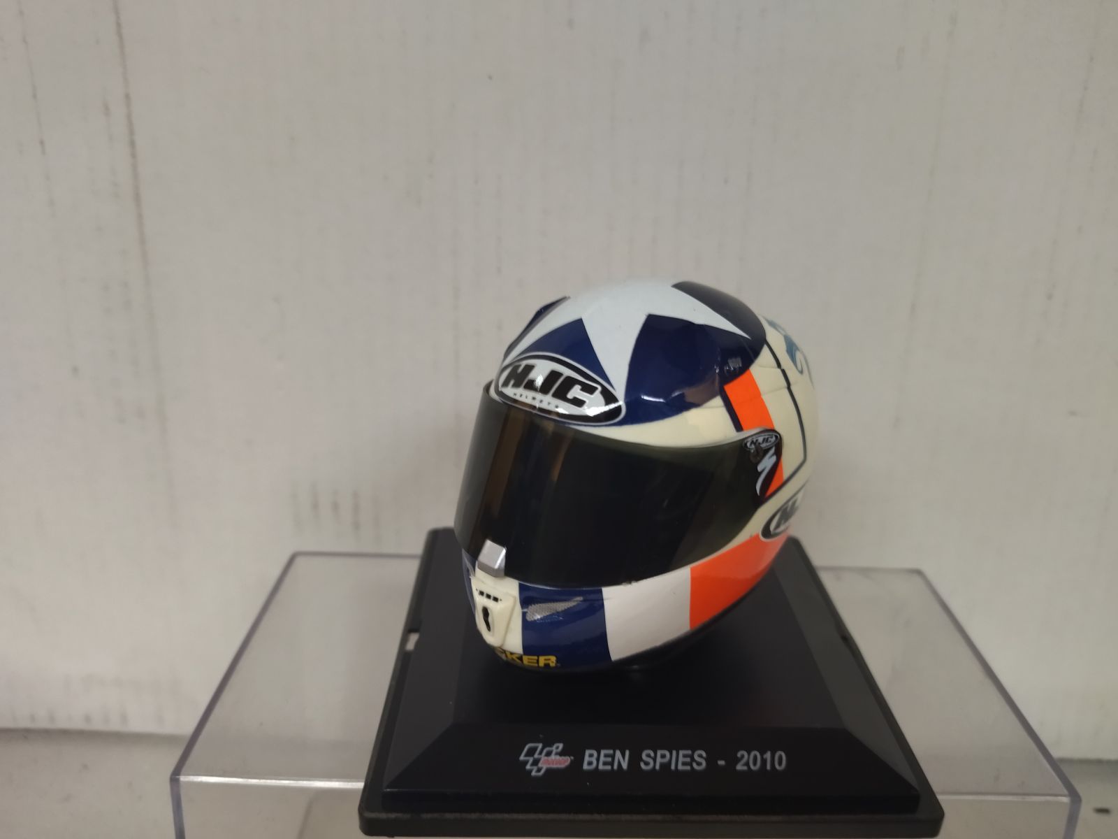 CASCO/HELMET 2010 BEN SPIES MOTO GP 1:5 SPARK ALTAYA PEANA MAL