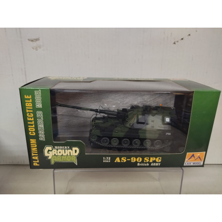 AS-90 SPG GUN EQUIPMENT 155mm L131 GREEN BRITISH ARMY 1:72 GROUND ARMOR