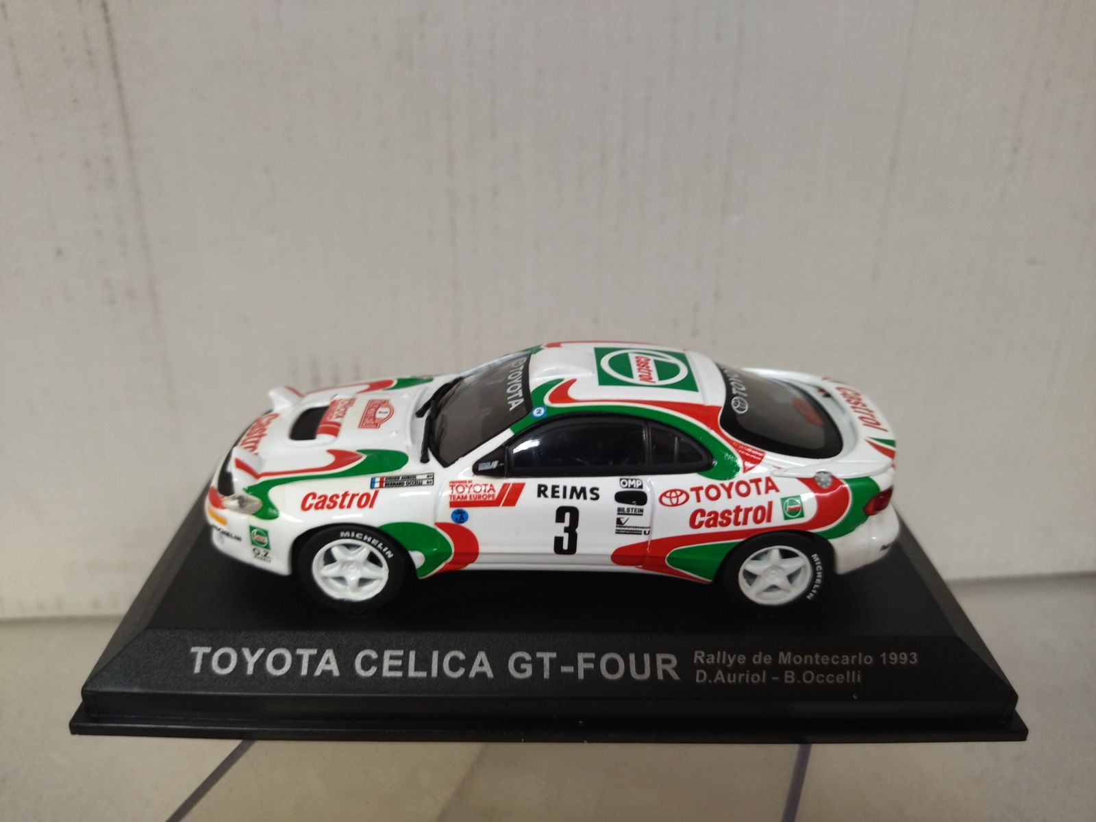 TOYOTA CELICA 1993 GT-FOUR/4WD WIN RALLY MONTE CARLO D.AURIOL 1:43 