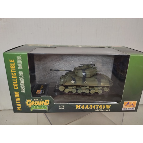 M4 A3 (76mm) SHERMAN MIDDLE TANK USA WW 2 1:72 GROUND ARMOR