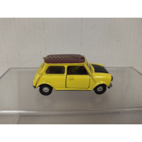 MINI MORRIS 1000 RALLYE AMARILLO apx 1:64 GUISVAL BOX VINTAGE BOX
