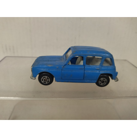 RENAULT 4 BLUE apx 1:64 POLISTIL RJ22 NO BOX/VINTAGE MADE ITALY