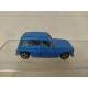 RENAULT 4 BLUE apx 1:64 POLISTIL RJ22 NO BOX/VINTAGE MADE ITALY