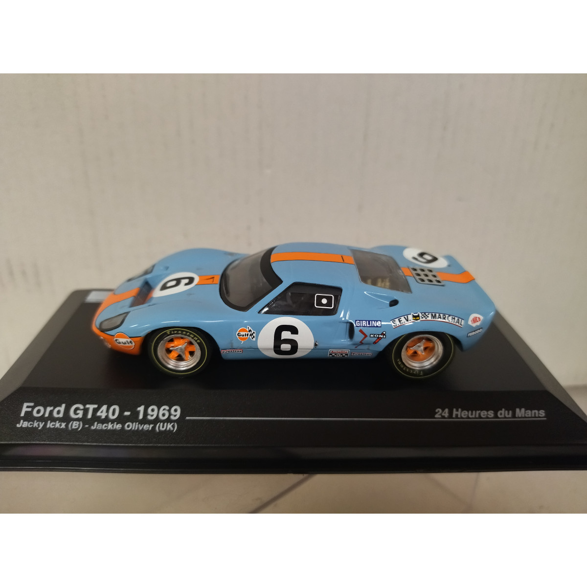 Spark 1:18 Ford GT 40 Mk I #6 Ganador 24h Le Mans 1969 Ickx / Oliver Spark 1:18 Ford GT 40 Mk I #6 Ganador 24h Le Mans 1969 Ickx / Oliver