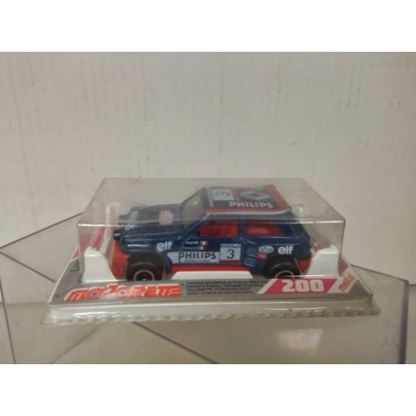 RENAULT 5 MAXI TURBO PHILLIPS 1:53/apx 1:64 MAJORETTE 255 BOX