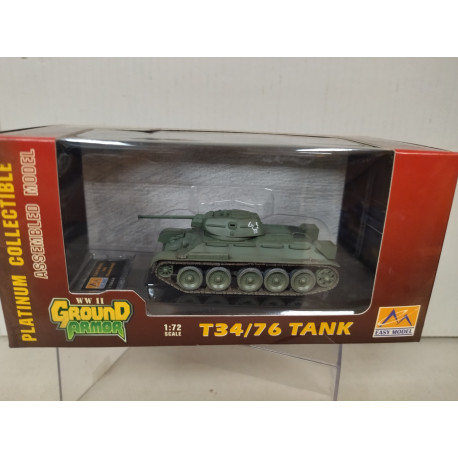 T-34/76 TANK MODEL 1942 4 USSR-URSS-RUSSIA WW 2 1:72 GROUND ARMOR 36265