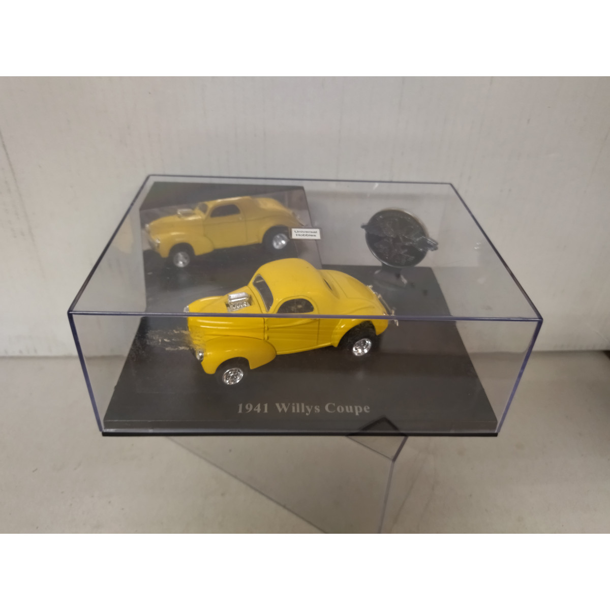 WILLYS COUPE 1941 YELLOW 1:43 EAGLE BY UNIVERSAL HOBBIES - BCN