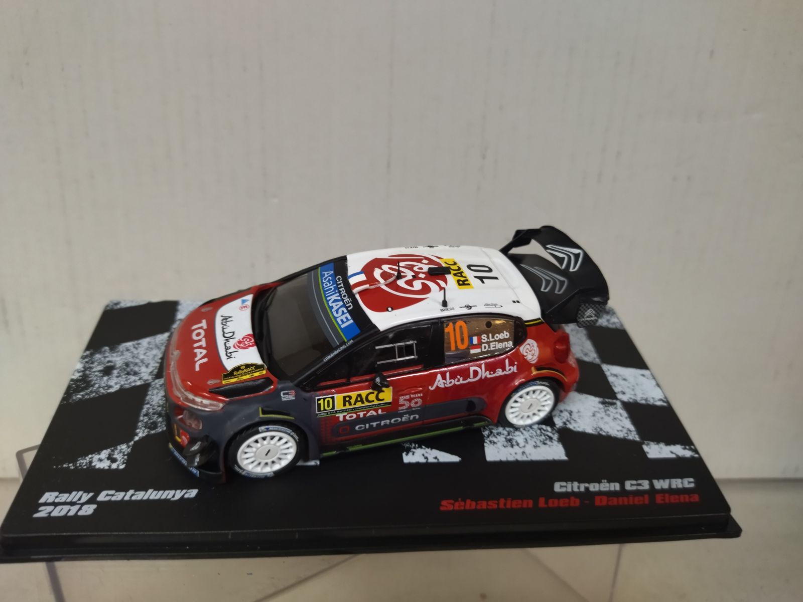 Citroën C3 WRC - Rally Guanajuato Mexico 2018 - Loeb - Elena - Spark S5162 1:43