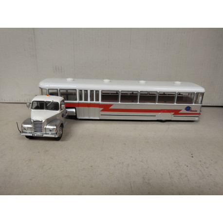 EBRO B-45 1962 IBERIA AEROPUERTO TRUCK + TRAILER 1:43 ALTAYA IXO