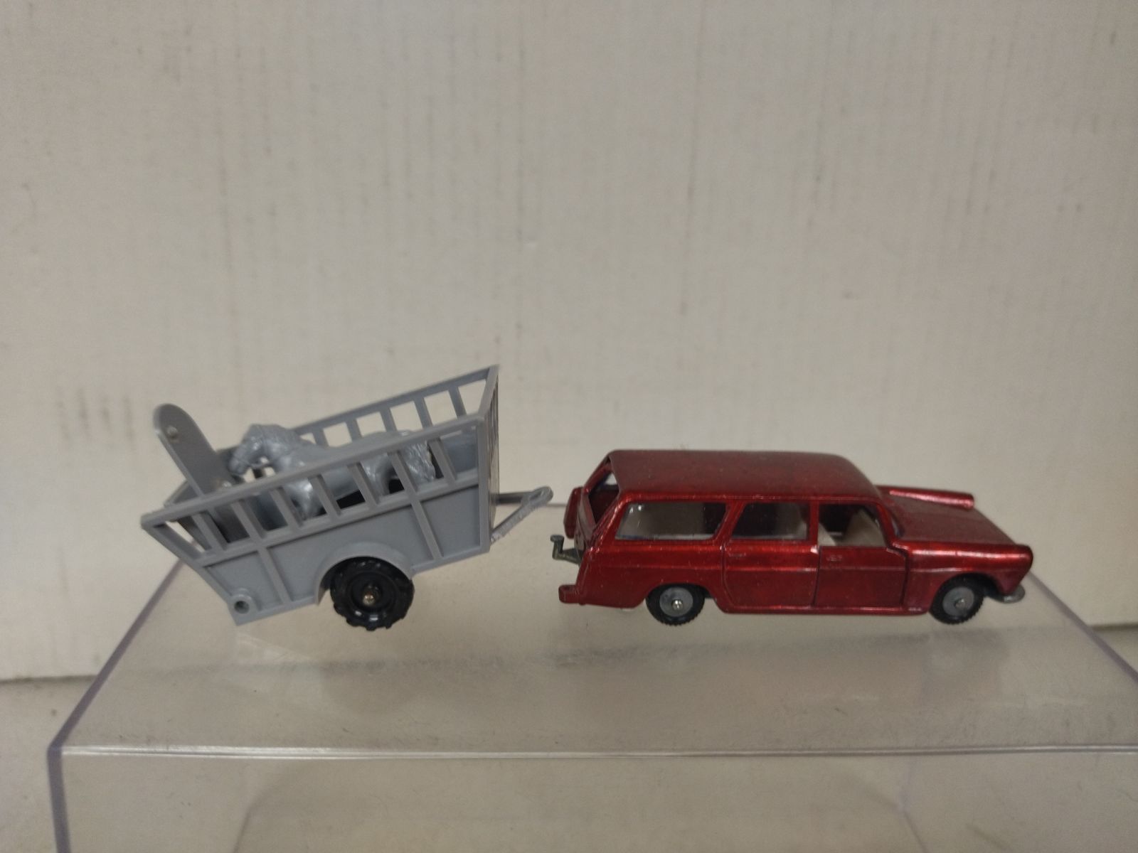 Miniature Majorette Peugeot 404 Break | Rail Route Voiture Bleue | Occasion Bon état