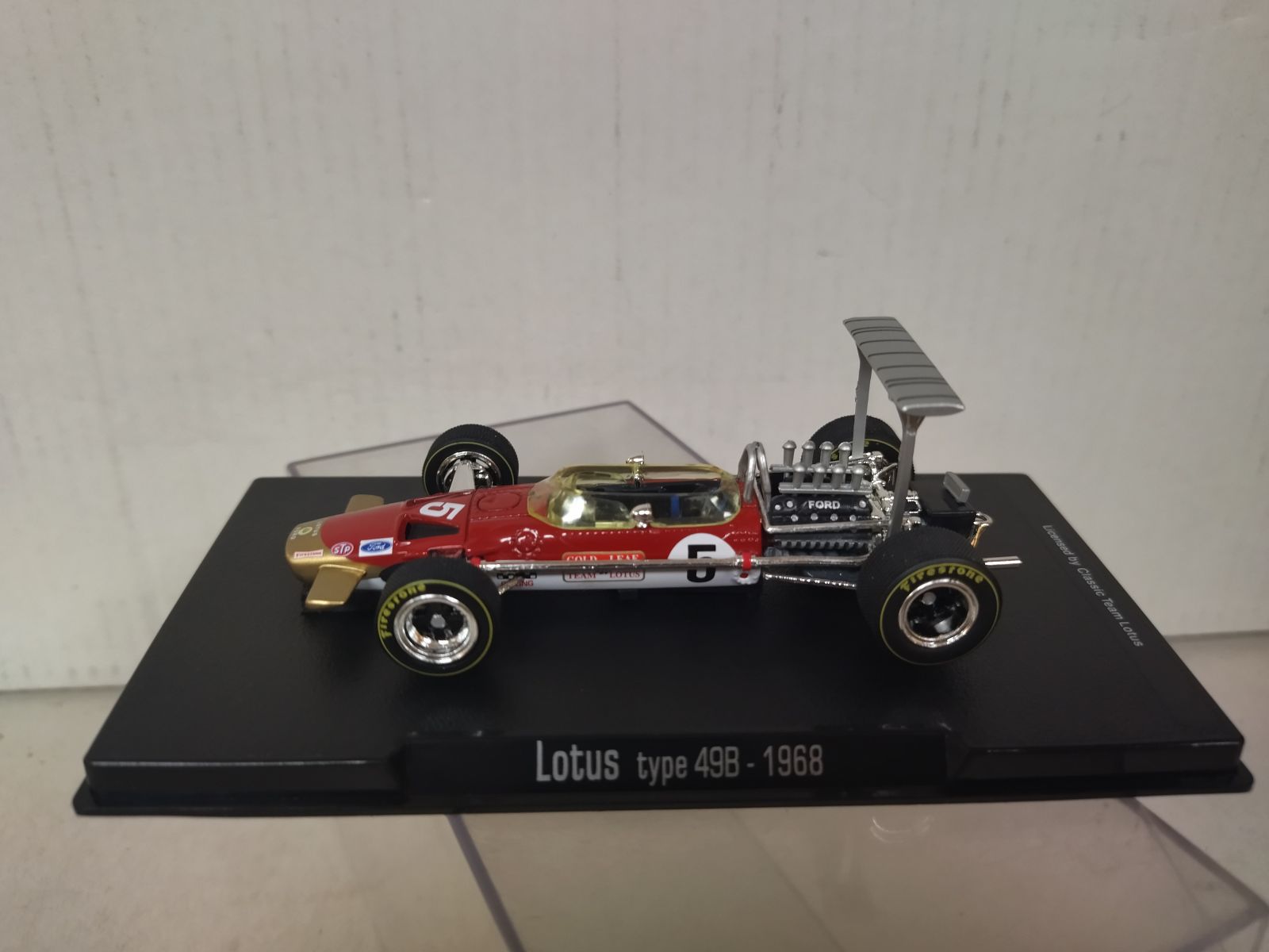 LOTUS 49B 1968 FORMULA F1 WIN GRAHAM HILL 1:43 RBA IXO - BCN STOCK