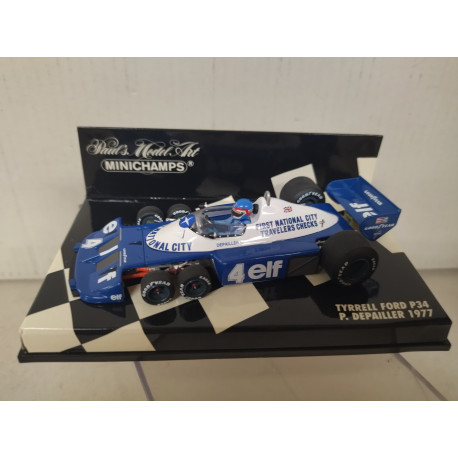 TYRRELL P34 1977 FORD 6-WHEELER DEPAILLER 1:43 MINICHAMPS