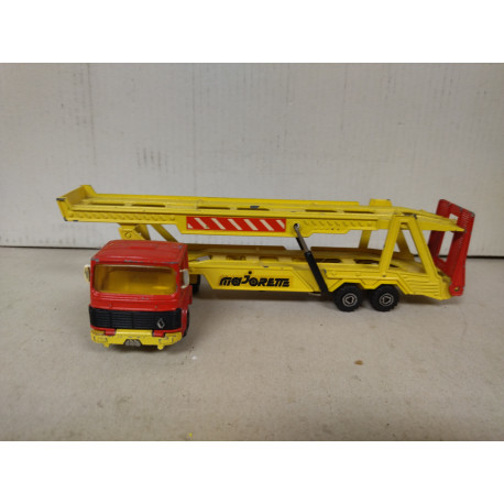 RENAULT SAVIEM PS30 RED TRANSPORT AUTOS 1:60/apx 1:64 MAJORETTE 3061 NO BOX