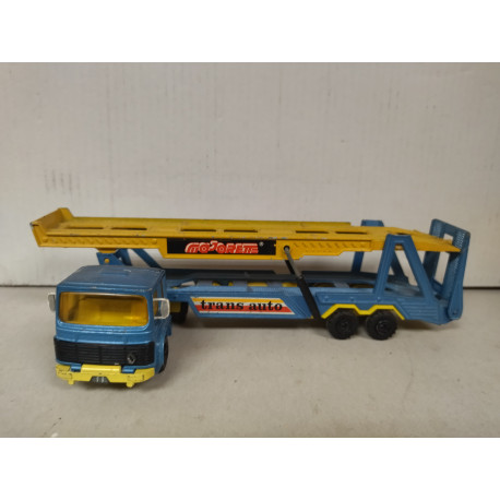 RENAULT SAVIEM PS30 BLUE TRANSPORT AUTOS 1:60/apx 1:64 MAJORETTE 3061 NO BOX