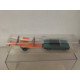 PEUGEOT 204 CABRIO + CANOES 1:66/apx 1:64 MAJORETTE 331 RAIL ROUTE BOX