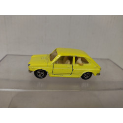 FIAT 127 YELLOW 1:55/apx 1:64 MAJORETTE 203 NO BOX