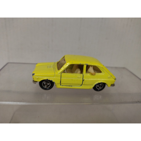 FIAT 127 YELLOW 1:55/apx 1:64 MAJORETTE 203 NO BOX