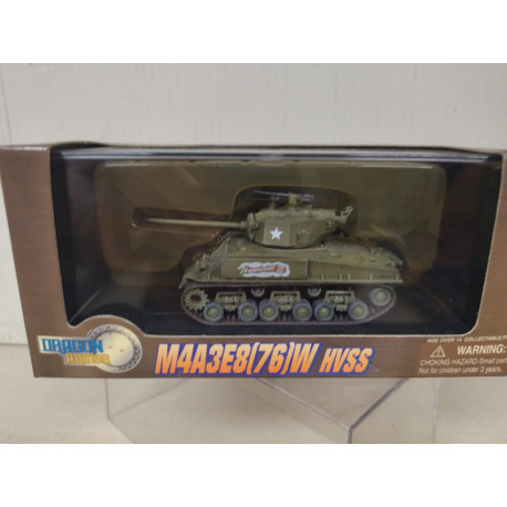 M4 A3E8 76W VVSS SHERMAN 1945 4TH ARMORED DIVISION WW 2 1:72 DRAGON ARMOR