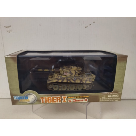 TIGER I EARLY PRODUCTION W/ZIMMERIT GERMANY WW 2 1:72 DRAGON ARMOR