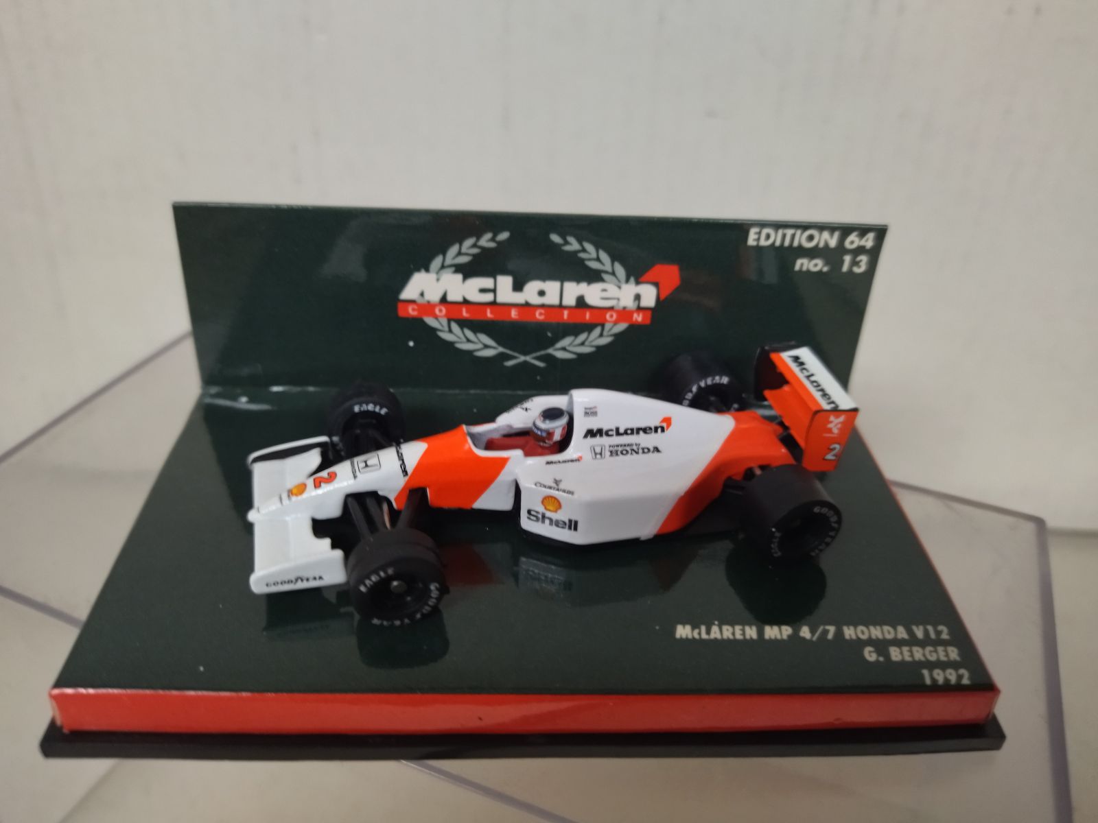 1/43 MCLAREN HONDA MP4-7 1992 Ayrton Senna Minichamps EUR 92,03
