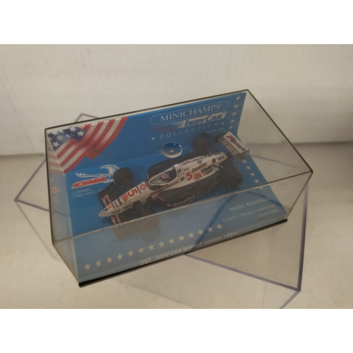LOLA FORD NIGEL MANSELL INDY CAR WORLD SERIES 1993 1:64 MINICHAMPS