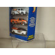 PACK 5-CARS HARLEY-DAVIDSON 1:64 HOT WHEELS