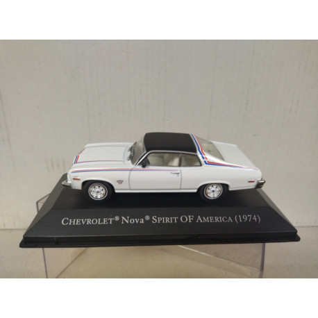 CHEVROLET NOVA 1974 SPIRIT OF AMERICA AMERICAN CARS 1:43 ALTAYA IXO