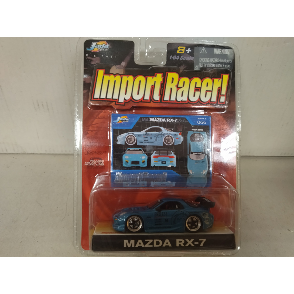 MAZDA RX-7 BLUE IMPORT RACER 1:64 JADA - BCN STOCK CARS