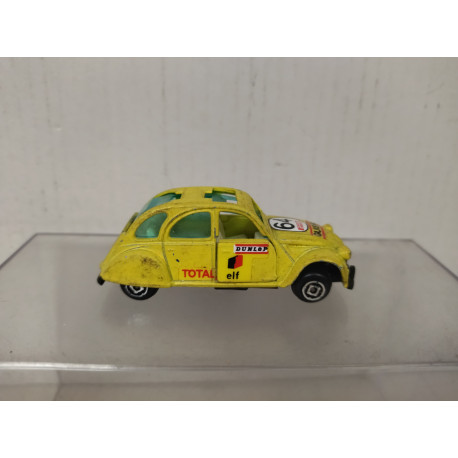 CITROEN 2CV AMARILLO 64 apx 1:64 GUISVAL VINTAGE NO BOX