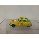 CITROEN 2CV AMARILLO 64 apx 1:64 GUISVAL VINTAGE NO BOX