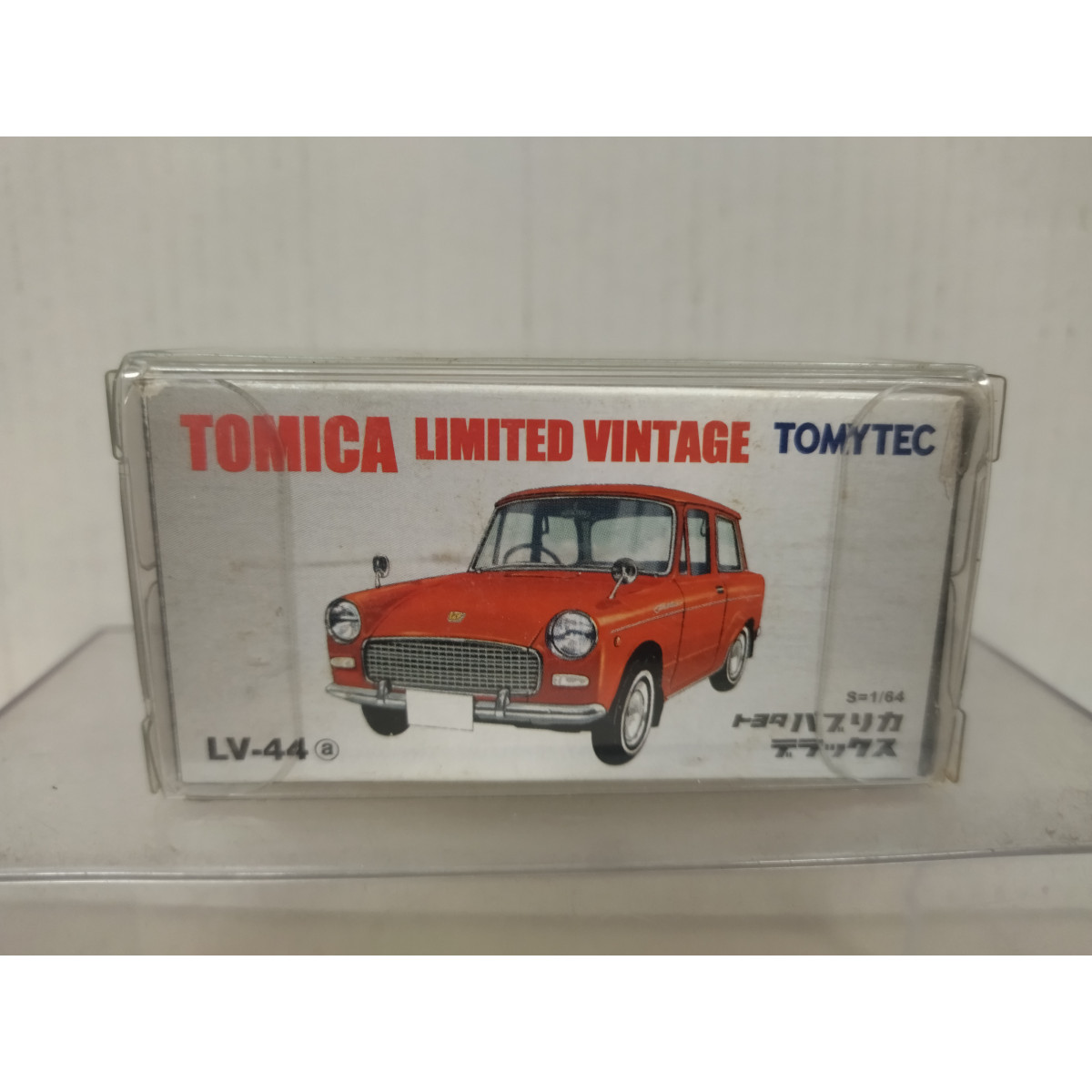 TOYOTA PUBLICA DX RED 164 TOMICA LIMITED VINTAGE LV44A BCN STOCK CARS