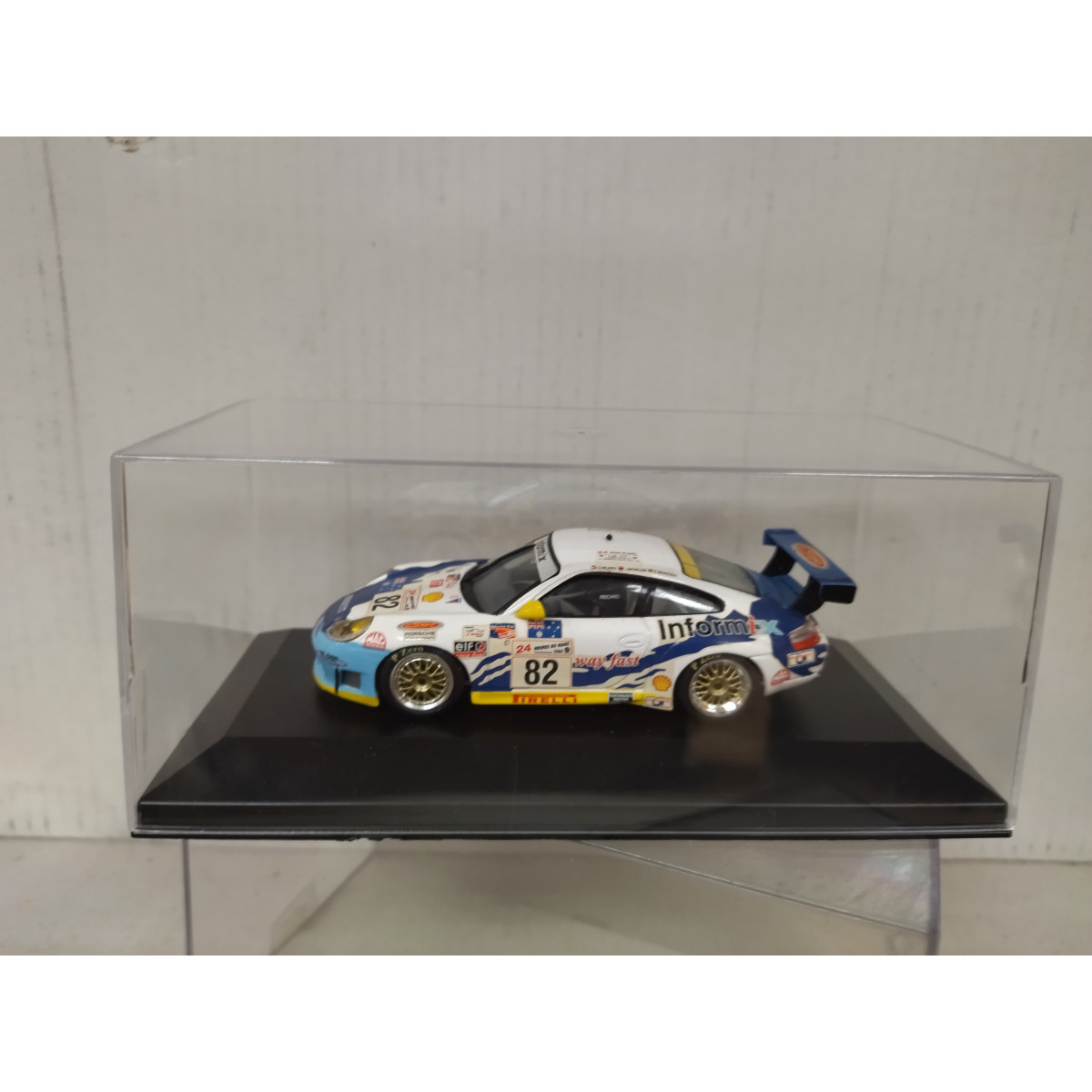 Porsche 911 GT3R N°93 Le Mans 2003, Minichamps 1/43, Sans Boîte, Occasion