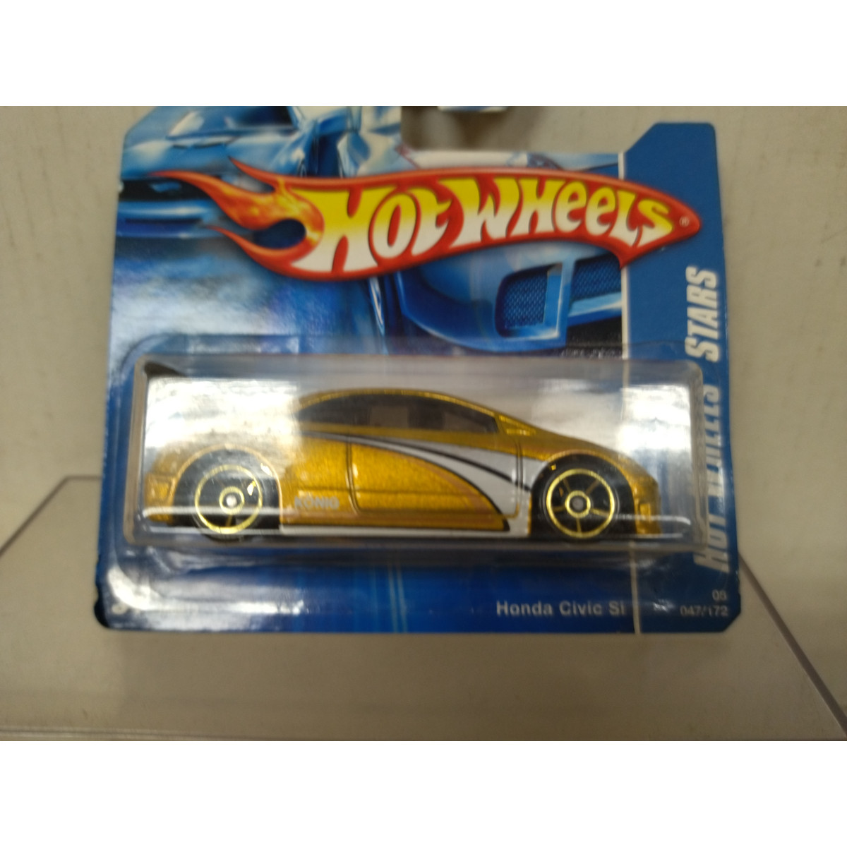 Hot Wheels 1/64 - Honda Civic Si (1990) - Bleu - Série Honda #4/8 - Occasion