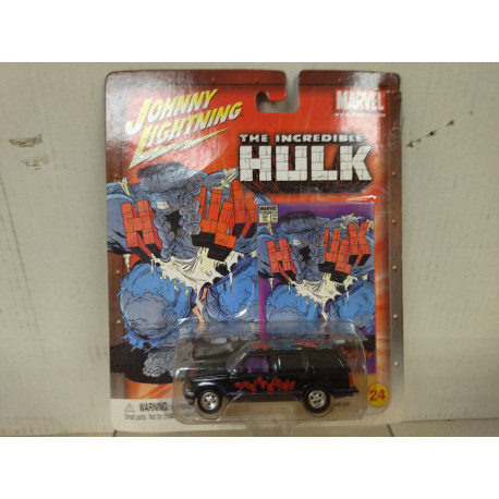CHEVROLET TAHOE 1997 INCREDIBLE HULK 1:64 JOHNNY LIGHTNING - BCN