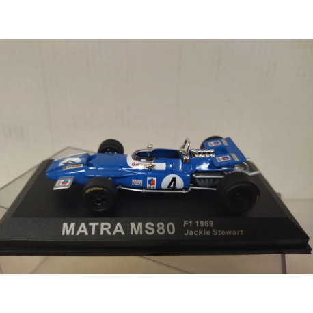MATRA MS80 1969 FORMULA F1 WIN JACKIE STEWART 1:43 ALTAYA IXO