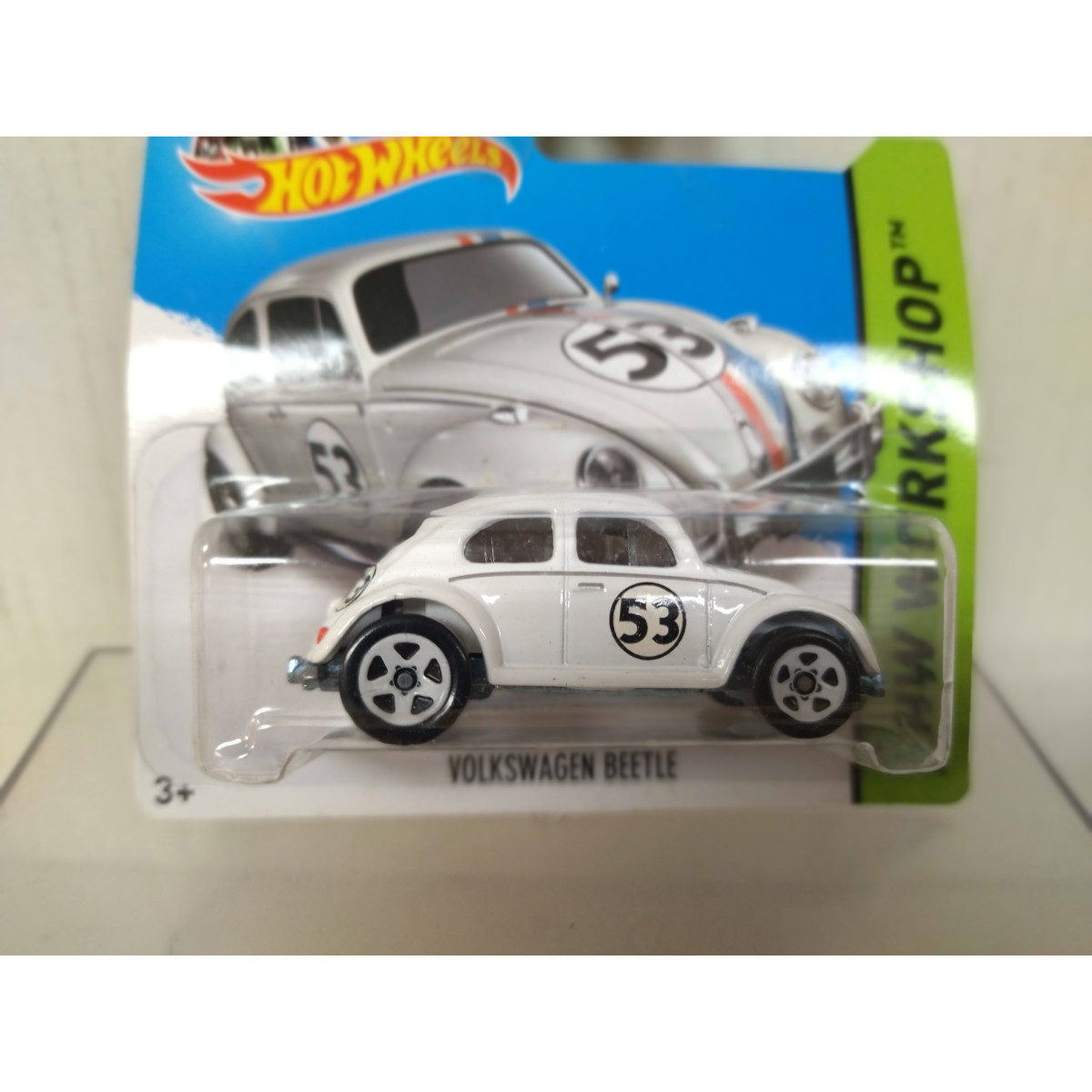 VOLKSWAGEN BEETLE 53 THE LOVE BUG 1:64 HOT WHEELS VINTAGE BCN STOCK CARS