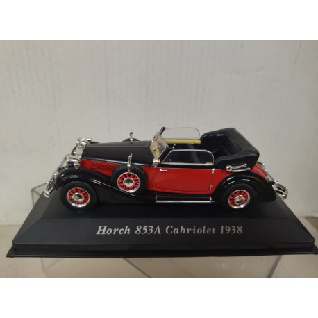 Horch 853a Cabriolet Red / Black 1:43 436012031 MINICHAMPS diecast