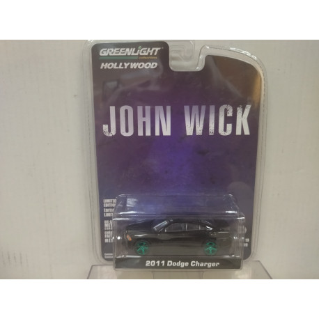 DODGE CHARGER 2011 JOHN WICK GREENMACHINE 1:64 GREENLIGHT