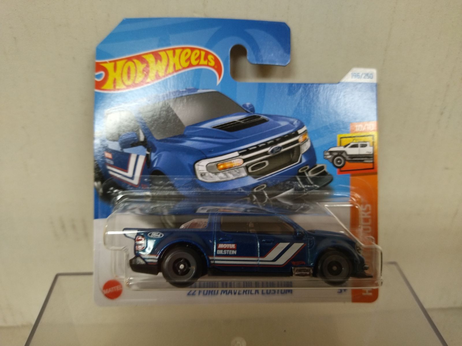 FORD MAVERICK 2022 CUSTOM BLUE 10/10 HOT TRUCKS 1:64 HOT WHEELS