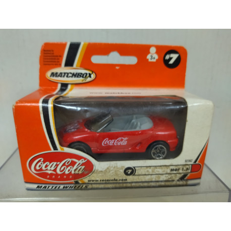 MG MGF 1.8i COCA-COLA apx 1:64 MATCHBOX BOX