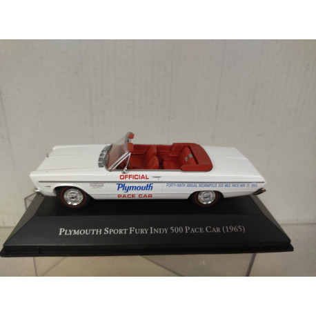 PLYMOUTH FURY SPORT 1965 INDY 500 PACE CAR AMERICAN CARS 1:43 ALTAYA IXO