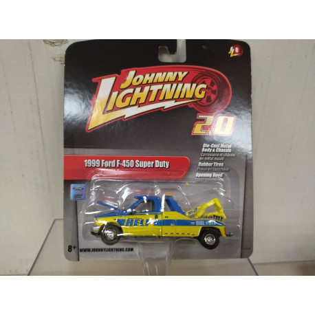 FORD F-450 1999 SUPER DUTY HELP LIGHTNING 2.0 1:64 JOHNNY LIGHTNING