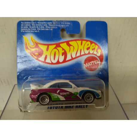 TOYOTA MR2 RALLY 1:64 HOT WHEELS VINTAGE