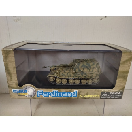 ELEFANT FERDINAND 1943 W/ZIMMERIT GERMANY WW 2 1:72 DRAGON ARMOR