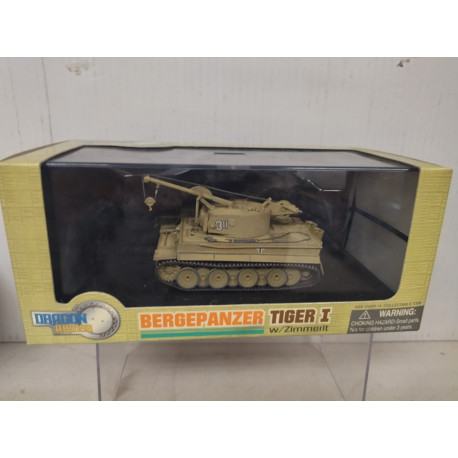 BERGEPANZER TIGER I W/ZIMMERIT GERMANY WW 2 1:72 DRAGON ARMOR