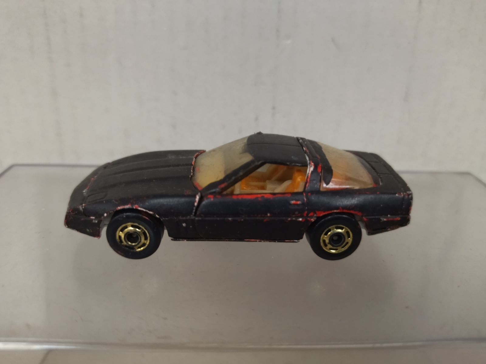 CHEVROLET CORVETTE C4 REPINTADO 1:64 HOT WHEELS HONG KONG VINTAGE NO BOX  BCN STOCK CARS