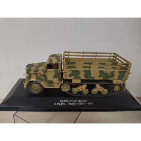 Sd.Kfz.3 OPEL MAULTIER 1943 4 Pz Div KURSK GERMANY WW 2 1:43 ALTAYA IXO