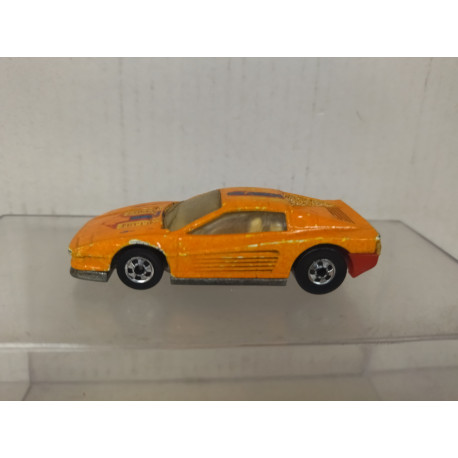 FERRARI 512 M ORANGE 1:64 HOT WHEELS NO BOX