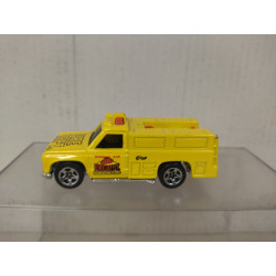FIRE SQUAD SERIES AMBULANCE YELLOW 1:64 HOT WHEELS MALAYSIA NO BOX