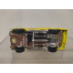 FIRE SQUAD SERIES AMBULANCE YELLOW 1:64 HOT WHEELS MALAYSIA NO BOX